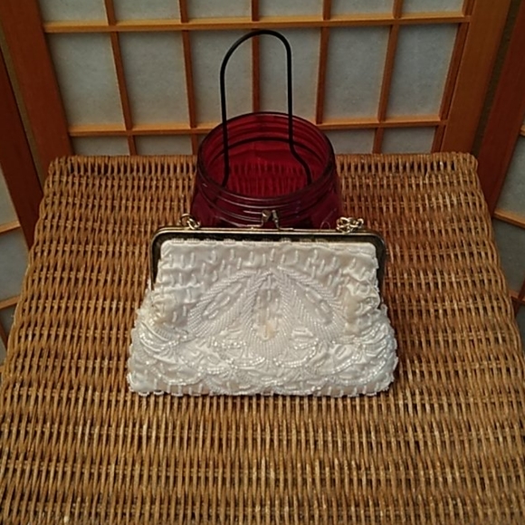 Vintage Beaded Purse 1960's - Picture 3 of 12